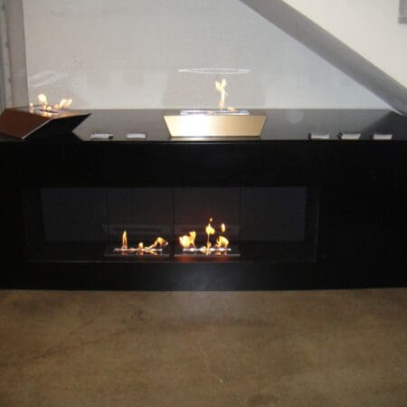 Biocamino Incasso da 140cm (2 Bruciatori da 40 cm ) - immagine 3